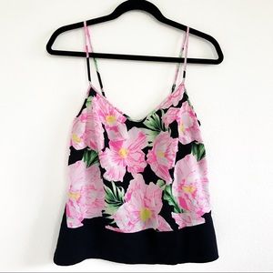 French connection spaghetti strap floral Loose fit